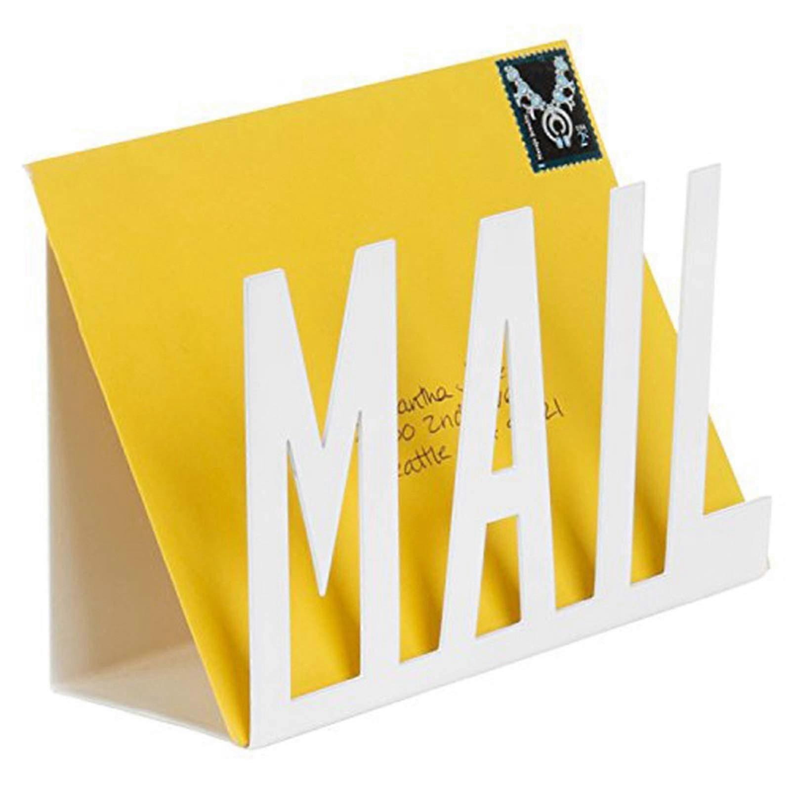 Stehsammler Desk Organizer Metal Mail Holder for Home Office - Color C File Rack and Magazine Sorter