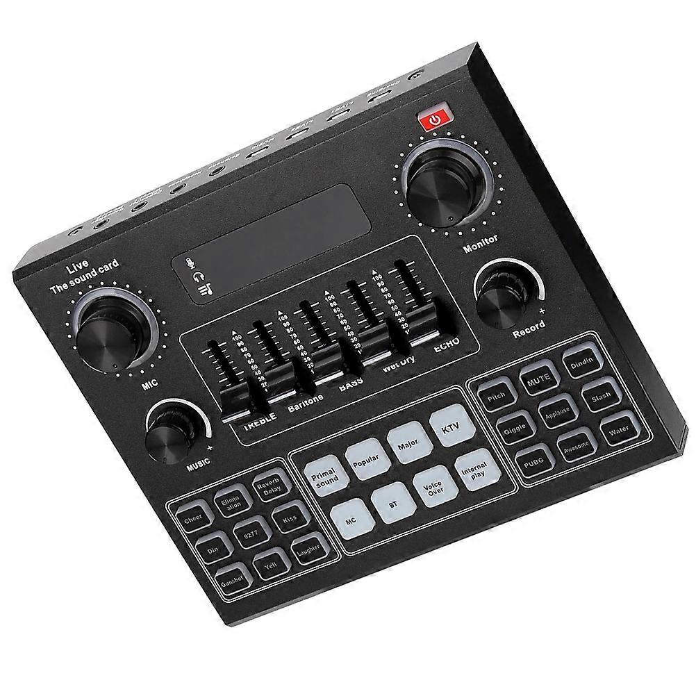 Portable Voice Changer Digital Voice Changer for Audio Production Live Broadcast Device 1Set