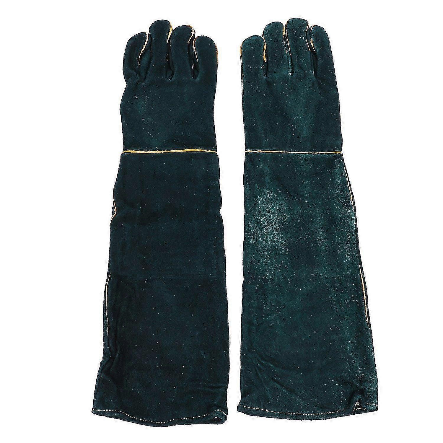 Animal Handling Gloves Thickening Anti Scratch Bite Resistant Long Gloves for Training Dog Cat Bird