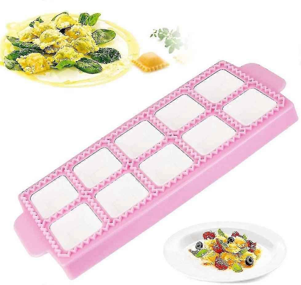 Plastic Mold 26.5*10.5*2cm Non-slip Dumplings Maker 10 Slots Cards Maker Durable