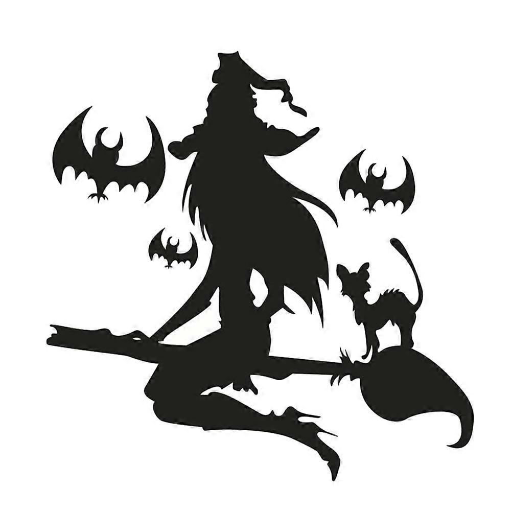 Bedroom Wall Stickers Halloween Home Decor Black Bat Design 52 x 42 x 0.1cm Self-adhesive 1Set