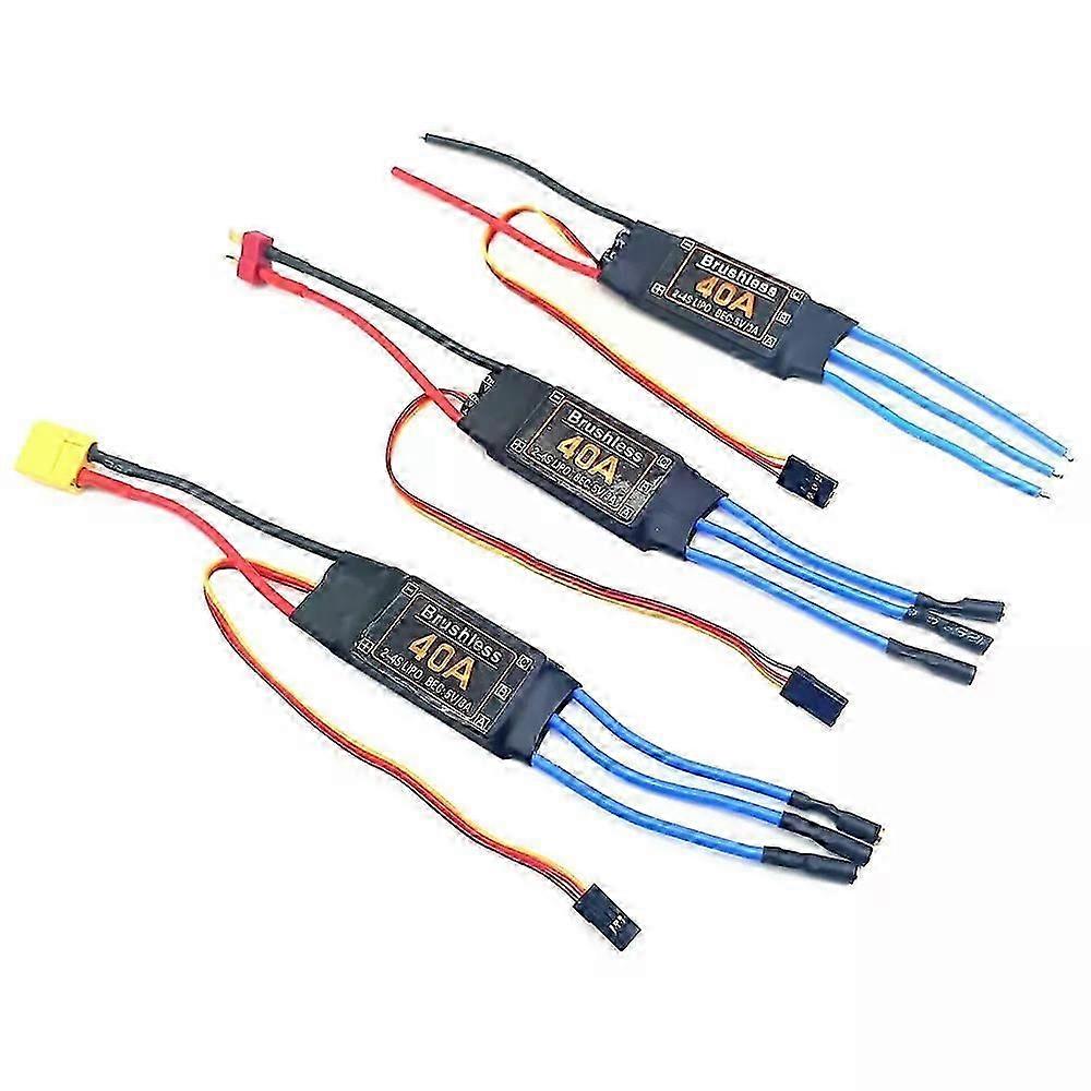 30A 40A Brushless ESC 2-4S Electronic Speed Controller 5V 3A UBEC 35MM Banana Head Fit For  RC FPV Quadcopter Airplanes Helicopter