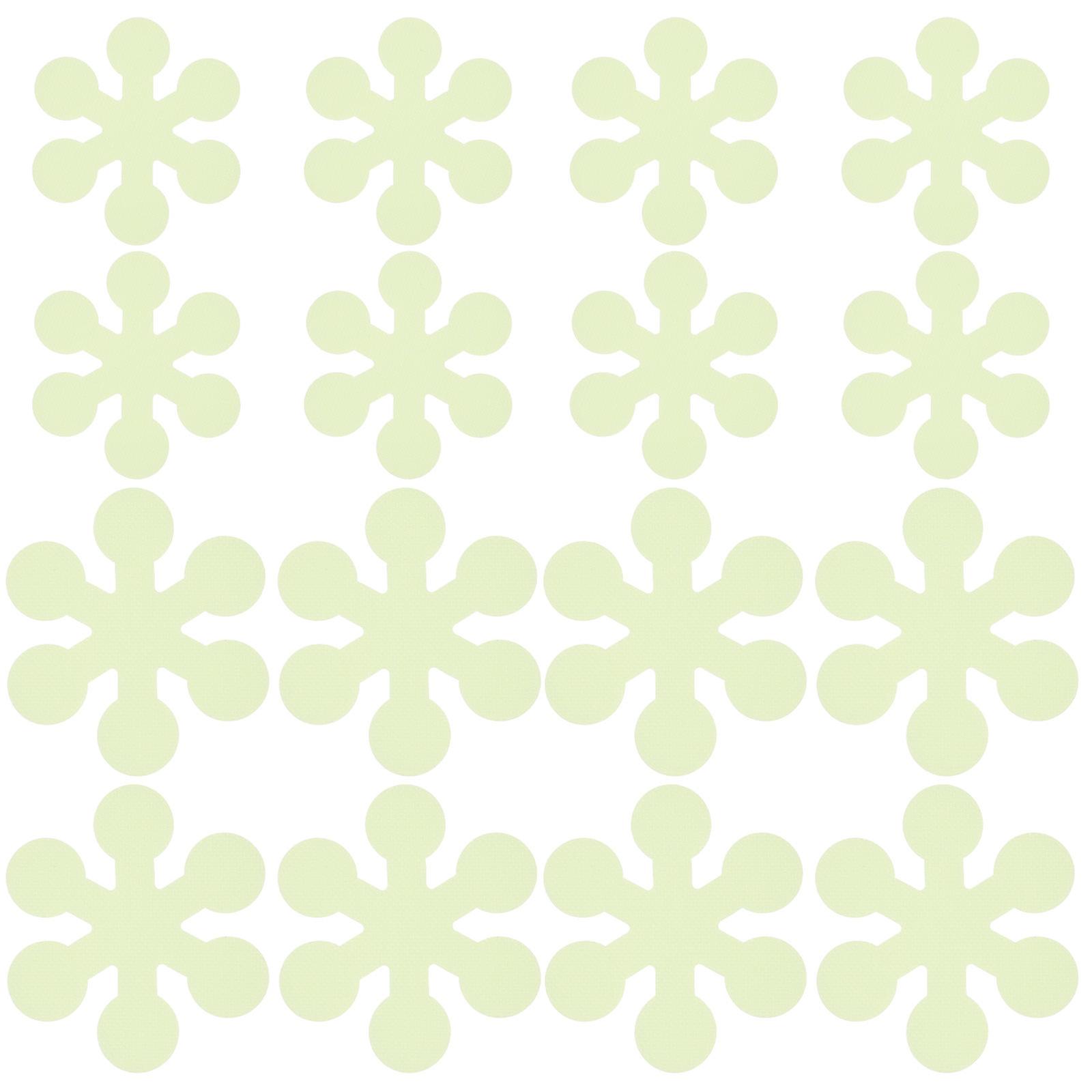 Nonslip Bath Stickers for Home Use Made of PEVA Light Green 20pcs