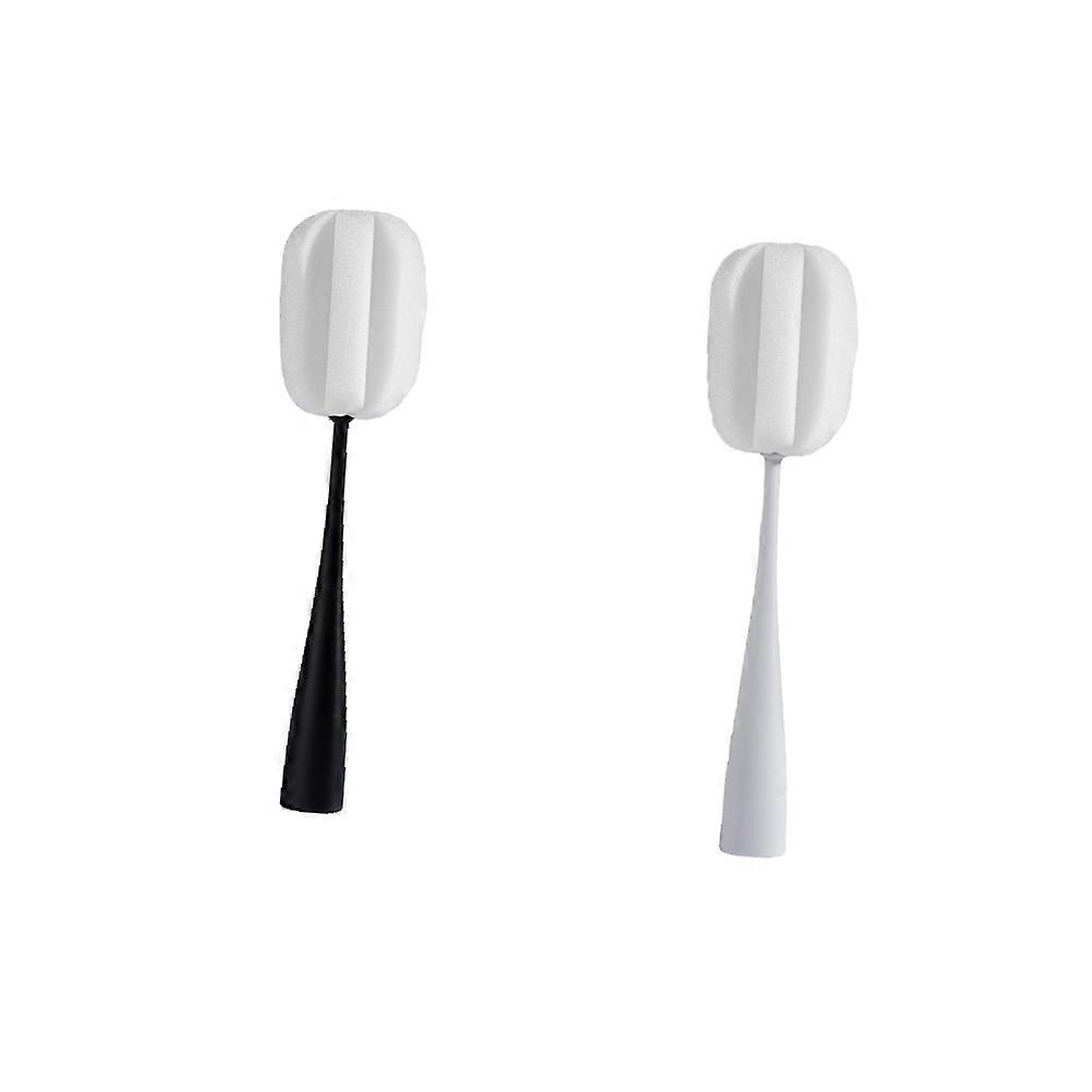 Assorted Color Cup Cleaning Brush with Stand Design for Easy Drainage and Frosted Handle 2PCS