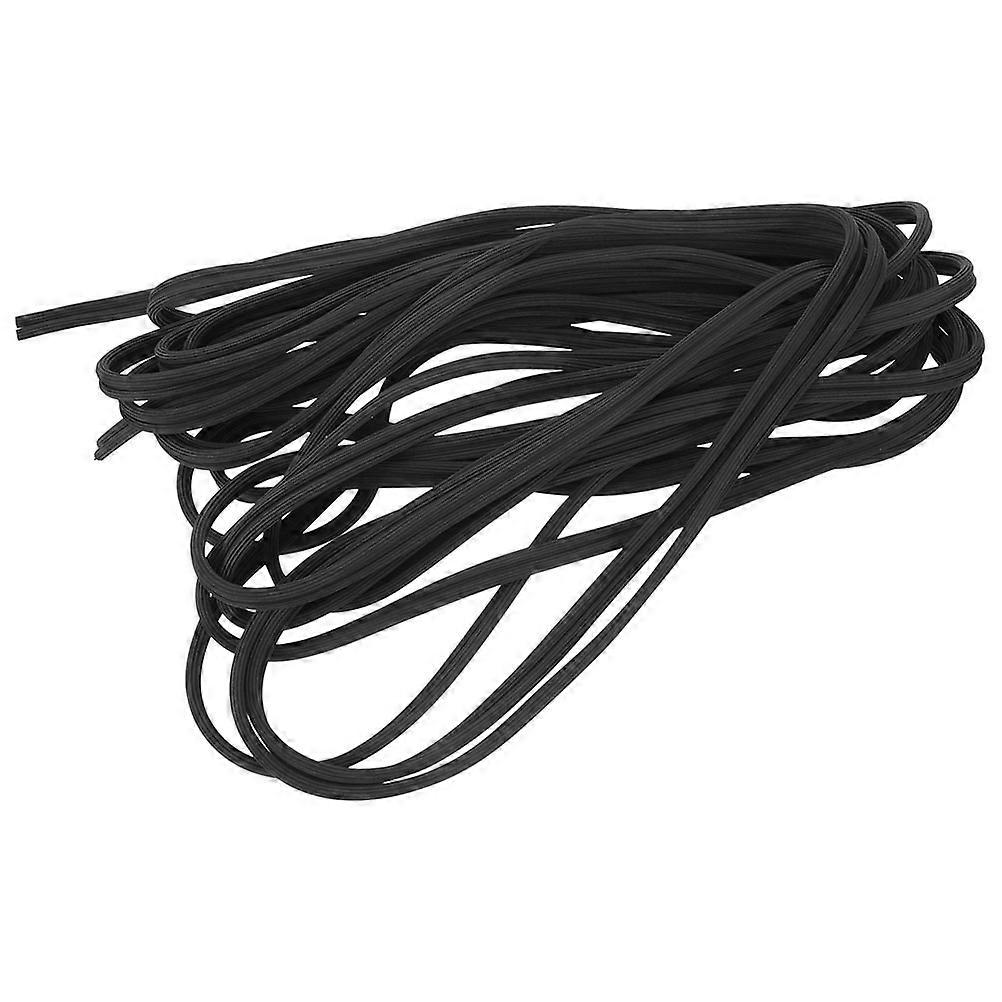 Black Rubber Window Screen Spline for Secure Window Fixation