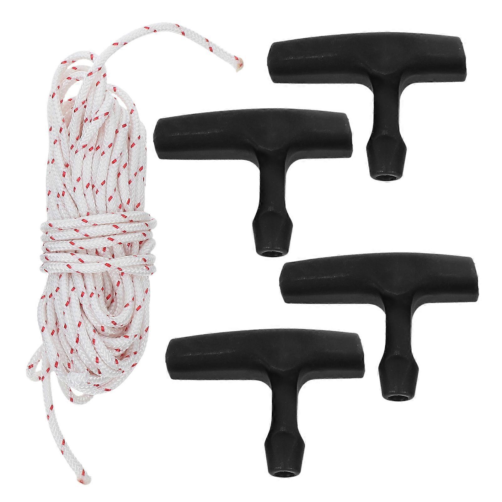 Mower Pull Rope Engine Pull Cord Lawn Mower Cable Outdoor Maintenance PP 10m Replacement Part Professional Landscapers 1Set