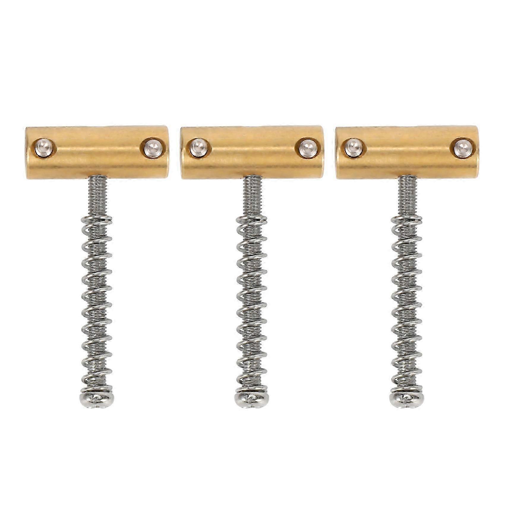 Guitar Compensated Bridge Brass Saddles Set 10.8mm Style Bridge Saddle for TL Style 6 Strings Electr