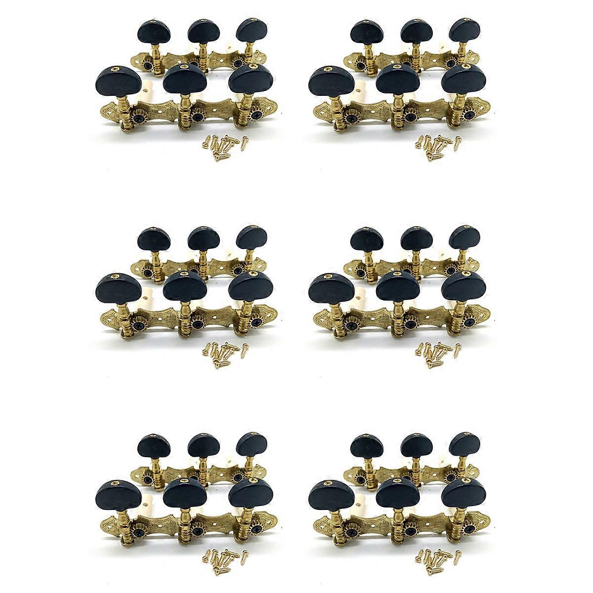 6X Left Right Classical Guitar String Tuning Pegs Machine Heads Tuners Keys 3L3R Professional Guitar