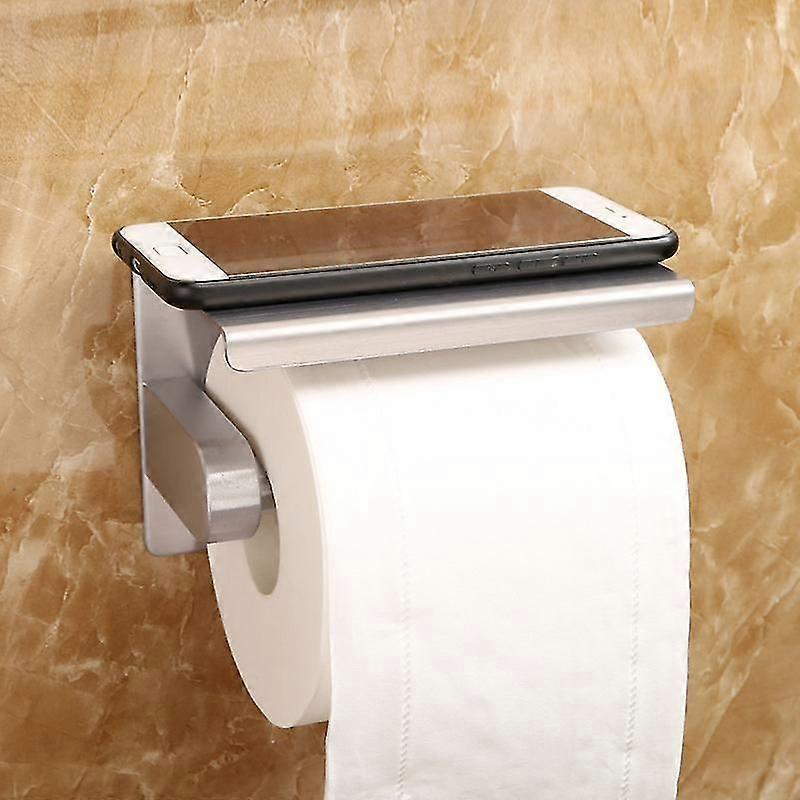 Toilettenpapierhalter, 304 Edelstahl selbstklebender Toilettenpapierhalter, Rollenpapierhalter für WC, Badezimmer
