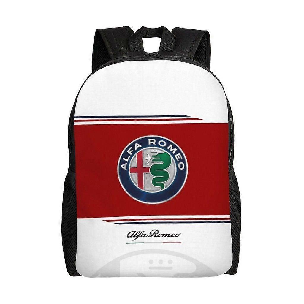 حقيبة مدرسية ألفا روميو حقيبة ظهر كرتونية أزياء للأولاد حقيبة مدرسية للطالب حقيبة ظهر للسفر-hjka449