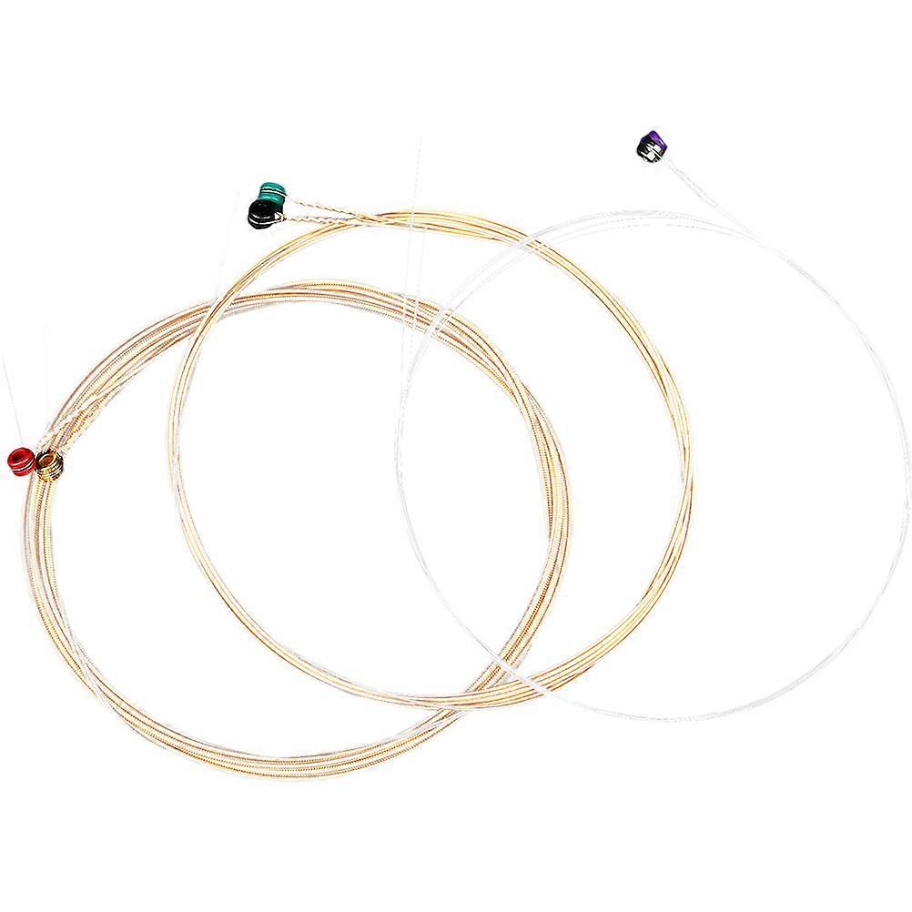 Musical Instrument String Set Acoustic Guitar Strings Stainless Steel For Music Practice Musicians 1Set