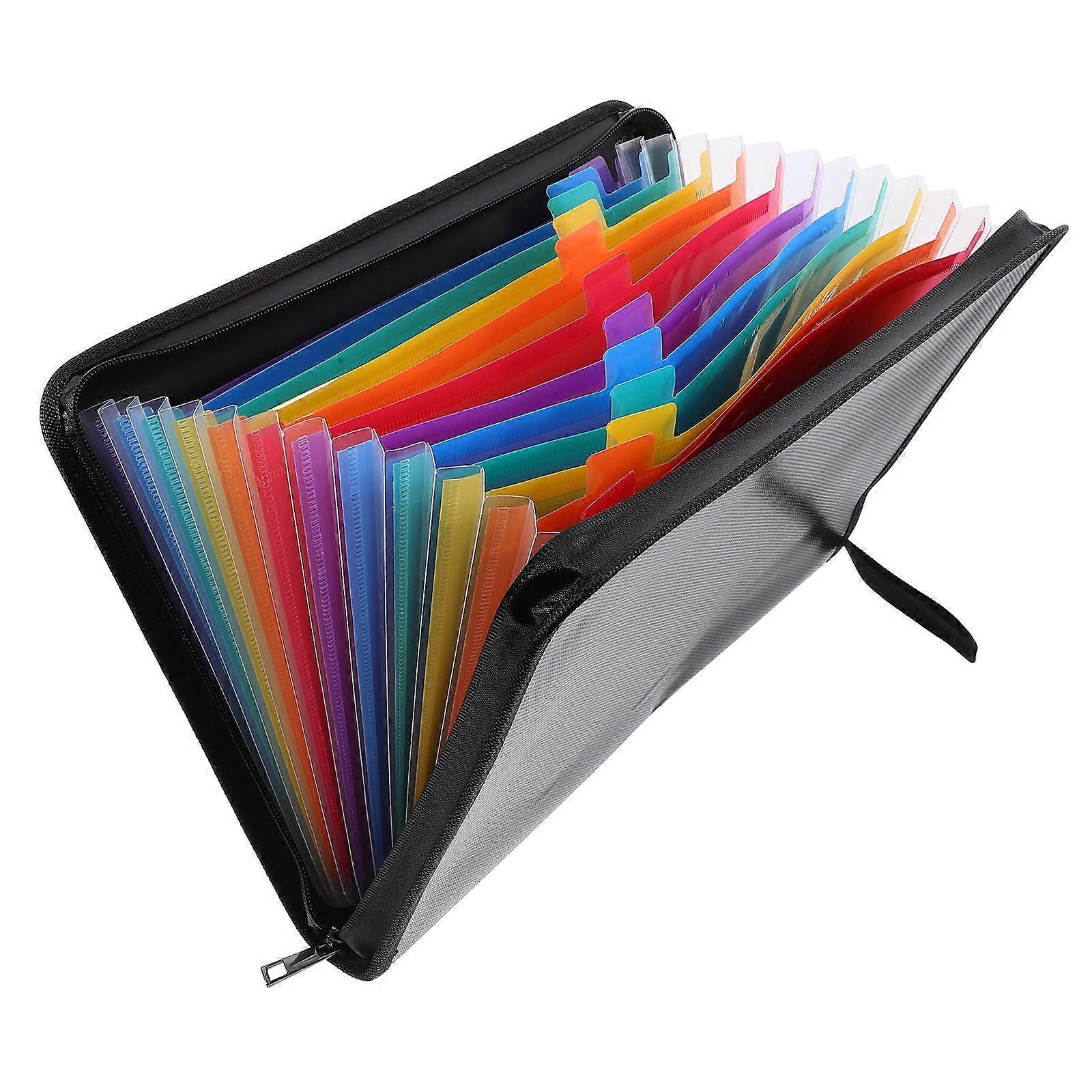 Accordion File Organizer Folder – Compact Document Storage for Home, Office and School Use – Includes Efficient Design