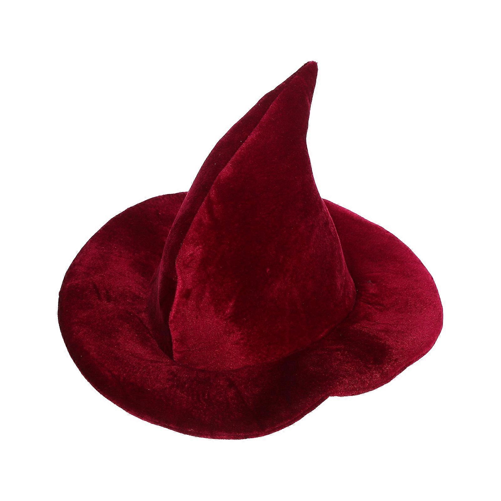 Halloween Witch Hat for Women – Comfortable Cosplay Wizard Cap with Star Pendant – Durable Accessory for Themed Parties, Performances, and Costume