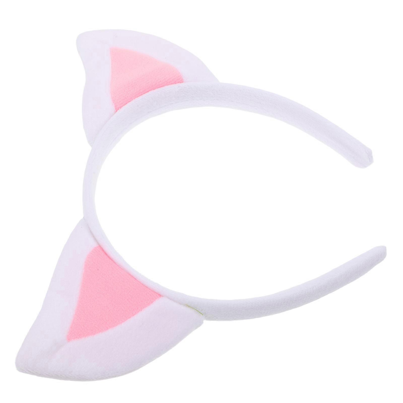 ハロウィーンのコスプレとフェスティバルの衣装のためのかわいいふわふわの豚耳のヘッドバンド–ドレスアップパーティーのための快適な動物アクセサリー