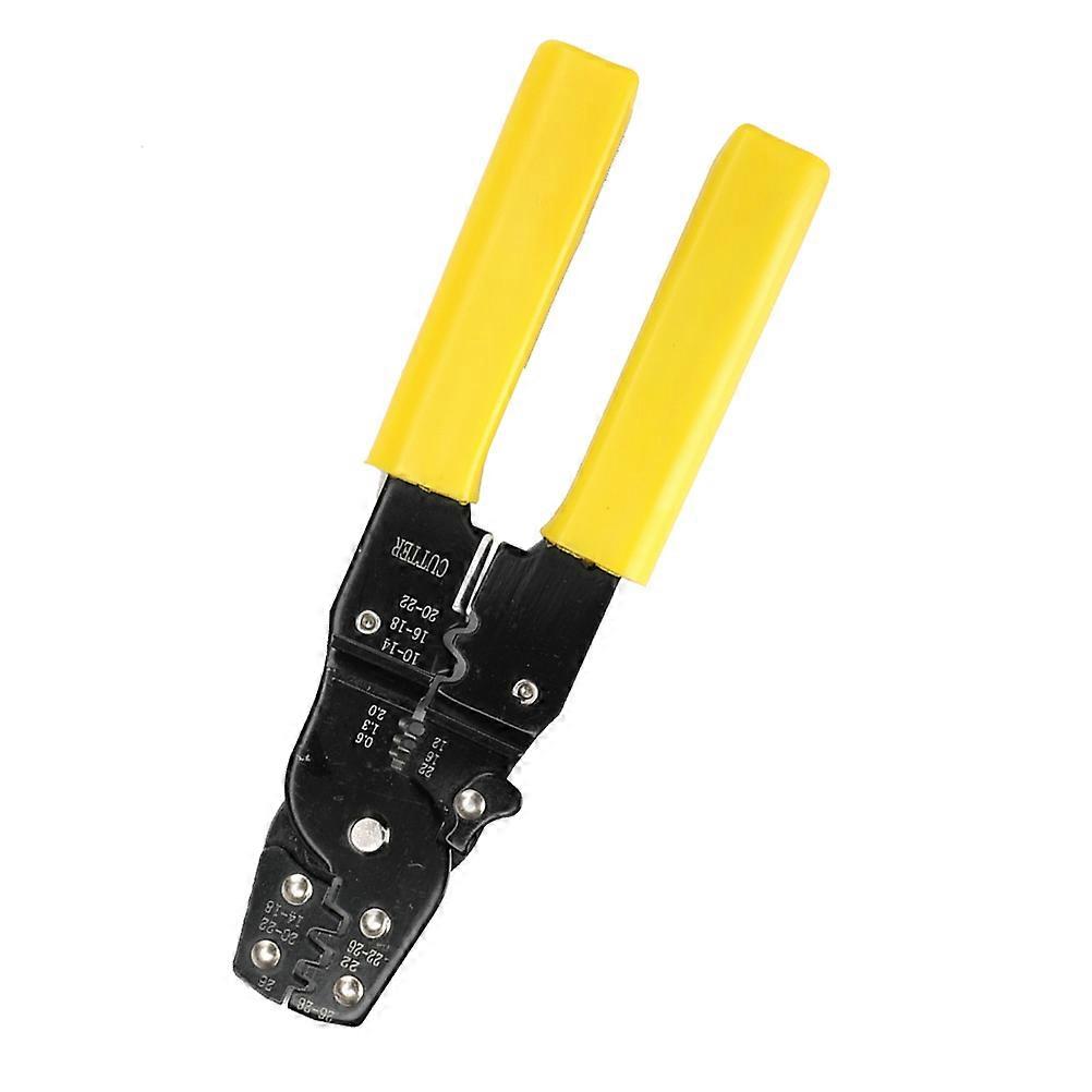 Professional Compression Tool Kit for Cable Installation with Alloy Steel PVC Construction, Yellow, Size 8.5 Inches