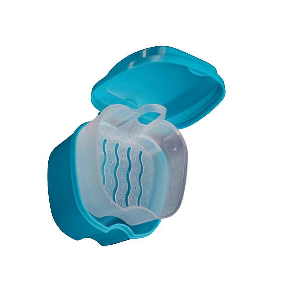 Durable Multi Plastic Denture Case for Safe Storage and Daily Use Size 3.9 x 3.1 x 1.4 Inches
