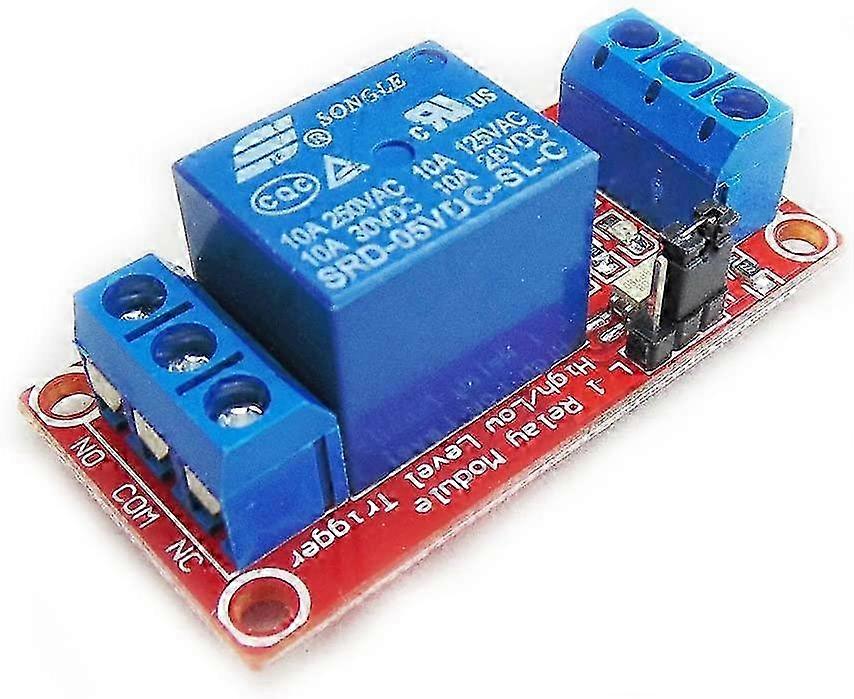 2025 2pcs 5V One Channel Relay Module Relay Switch with OPTO Isolation High Low Level Trigger