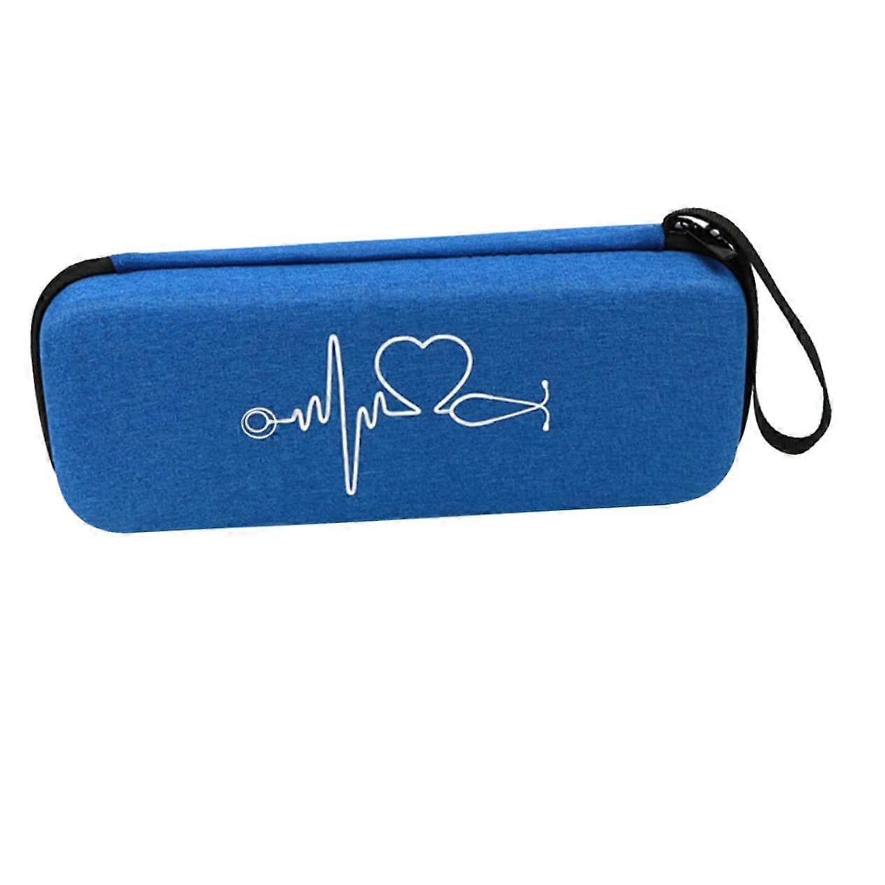 Stethoscope Case Portable Storage Bag, Compact, Shockproof, Dark Blue, For Medical Applications
