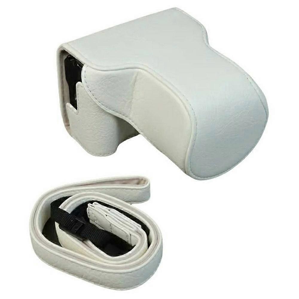 Compatible For Canon EOS R50 V Camera Case Buffalo Texture Leather Protective Cover Without Battery Opening