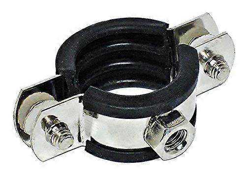 Stainless Steel Pipe Clamp V4 A with Rubber Inserts 140/144 mm/5'