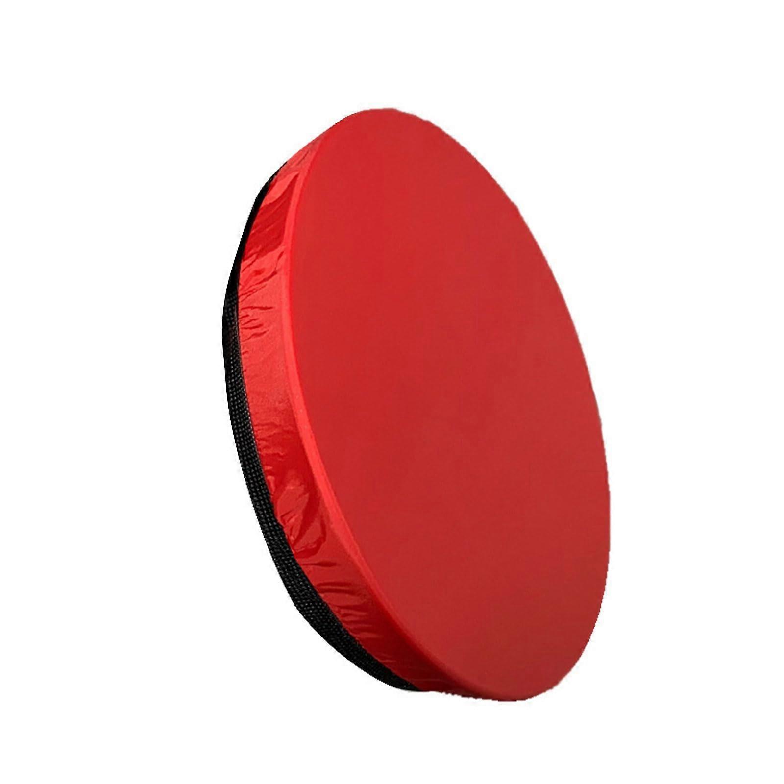 18cm Soft Diffuser Lamp Cover Cloth - 7 Inch Reflector Sock for Flash Photography Studio Light Modifier, Red