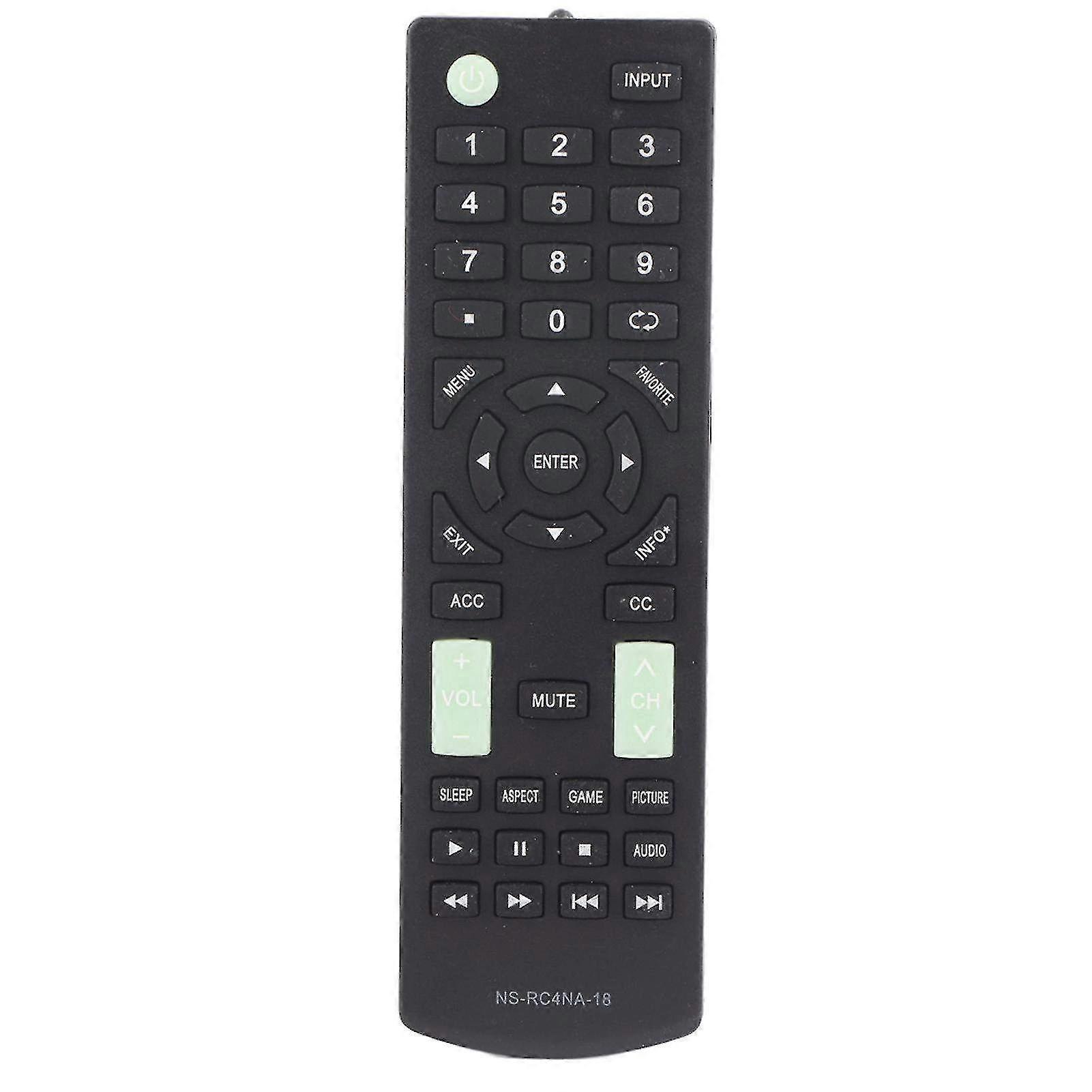 High-Quality Replacement Remote Control for INSIGNIA LCD TV NSRC4NA18 - Universal TV Remote with Easy Setup