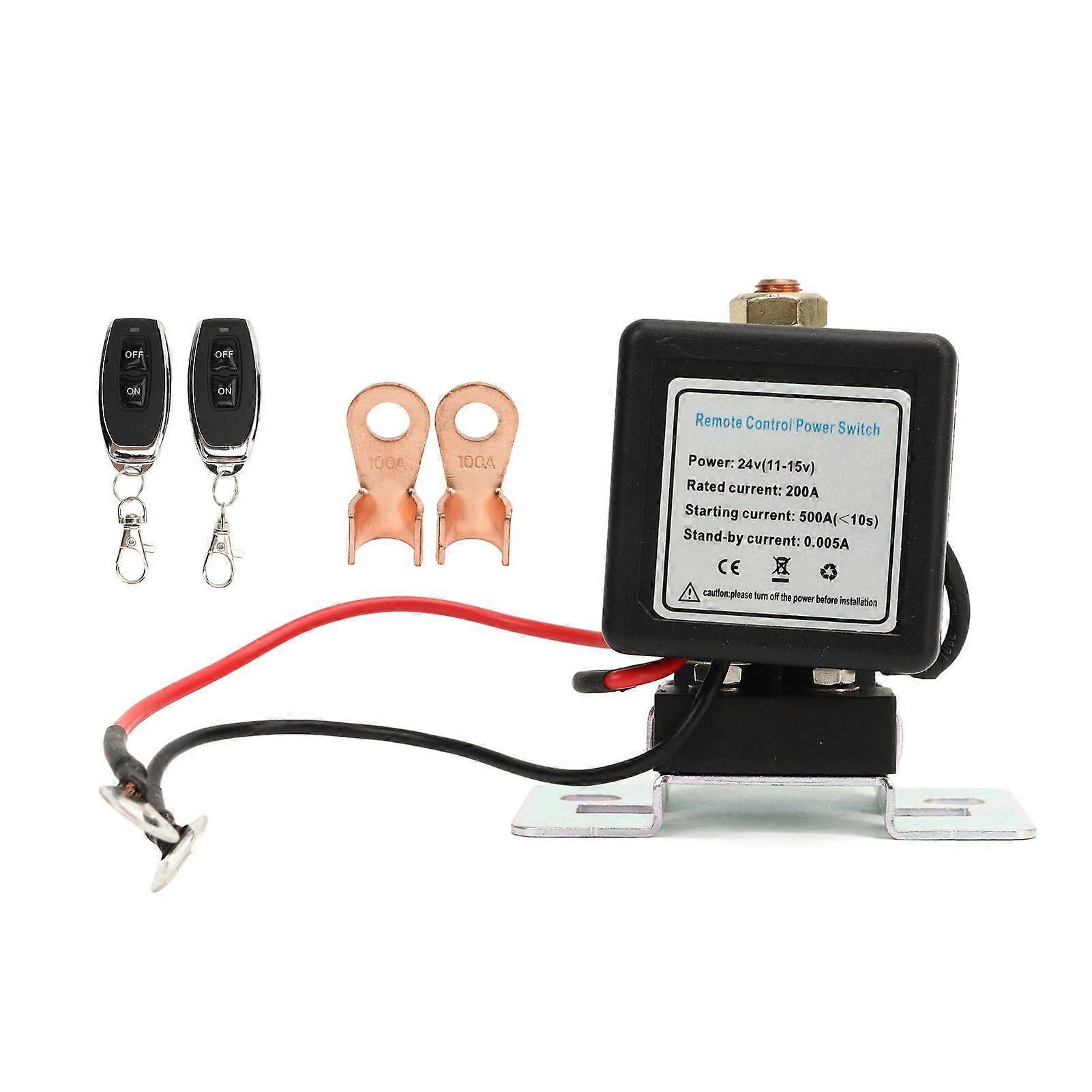battery disconnect switch with remote control 24V high current