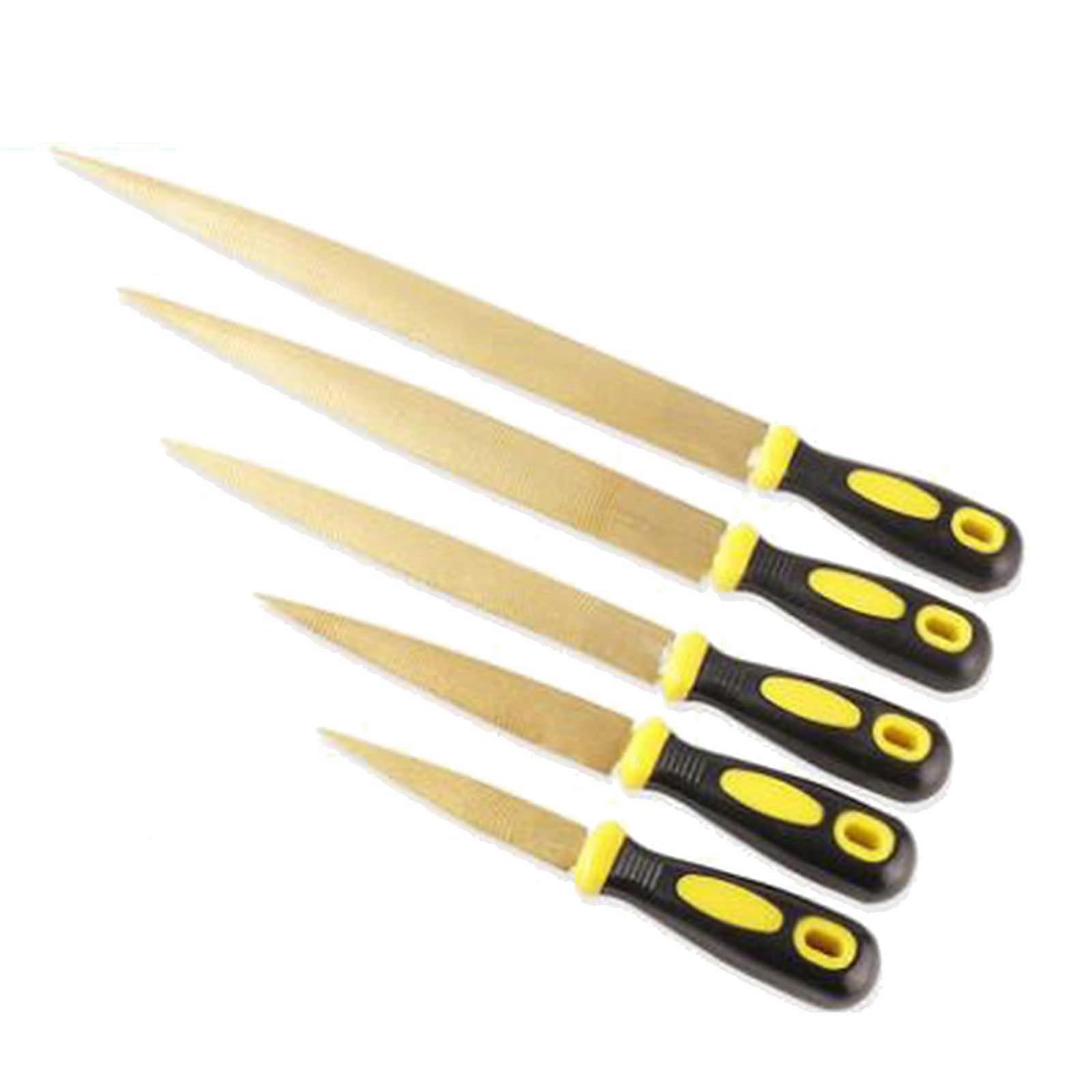 Woodworking Gold File, Coarse Tooth, Sharp and Durable for Wood/Bamboo/Plastic (Color: A)