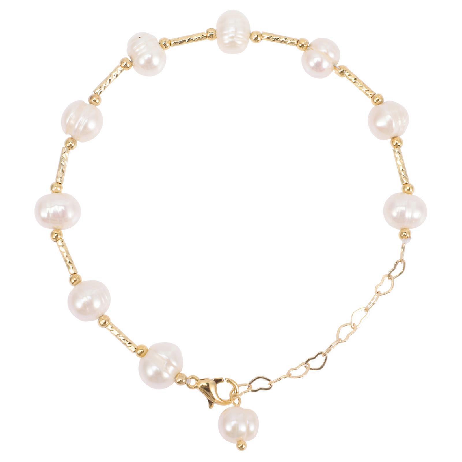 Freshwater Pearl Bracelet with Excellent Craftsmanship and Simple Style for Decoration Use Multi Color