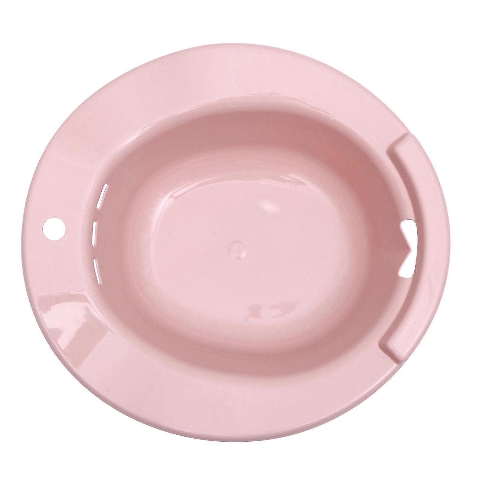 Sitz Bath for Toilet Seat Postpartum Care Basin Made of PP Pink Healthy Material Fits Most Toilets 1Pc