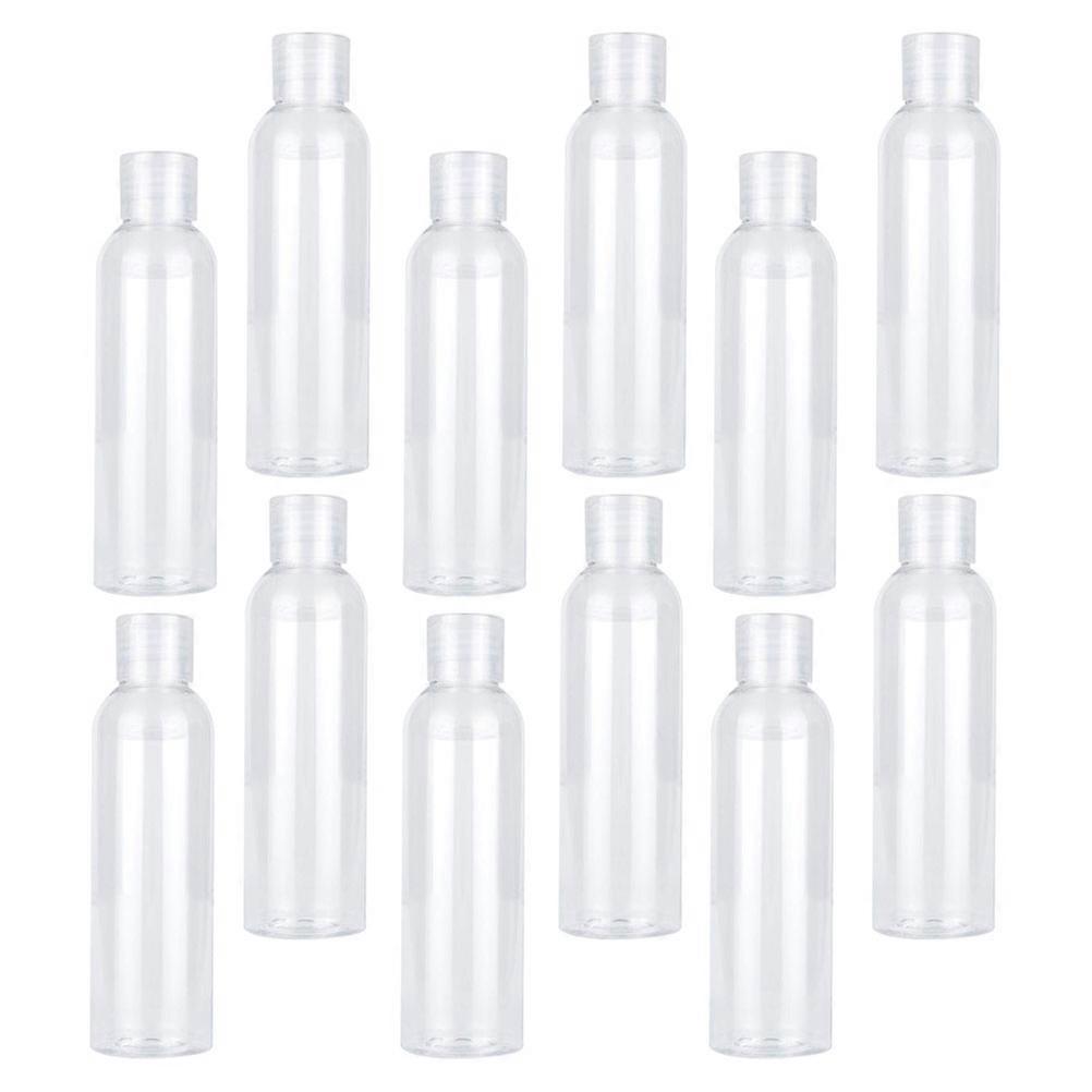 Transparent PET Empty Bottles Refillable and Reusable for Storage 12pcs 120ml