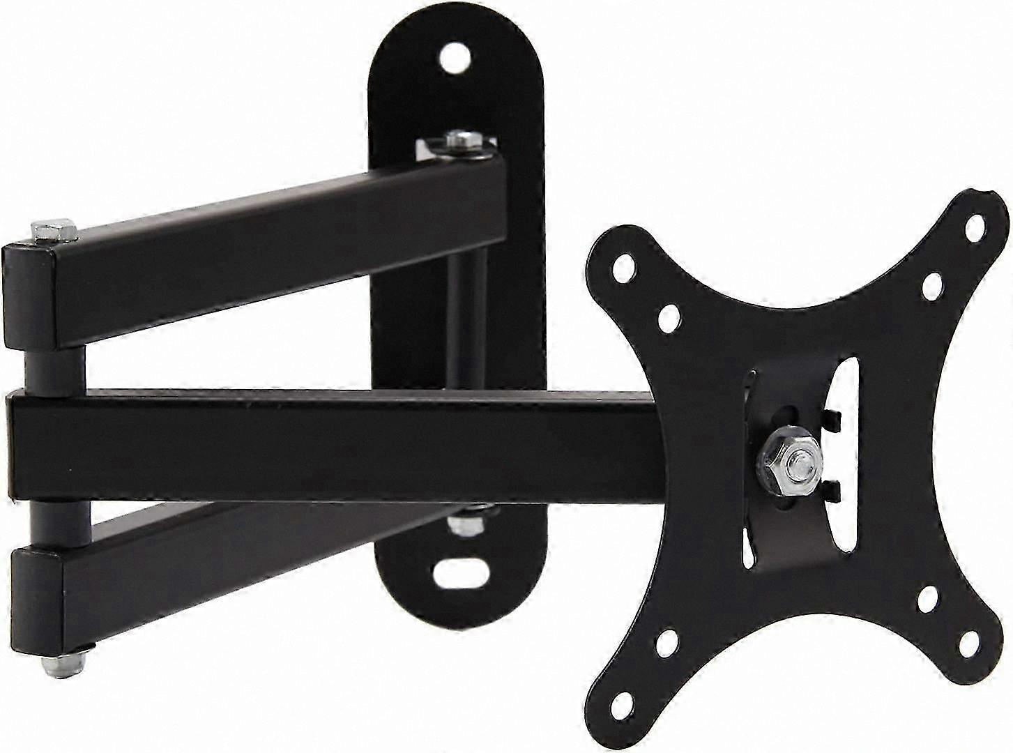 Adjustable TV Wall Mount for 10-27 Inch Screens with Swivel and Tilt Functionality