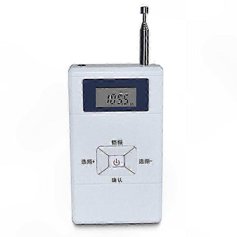 Compact Wireless FM Transmitter 70MHz-108MHz Portable Stereo Audio Adapter with Personal Receiver