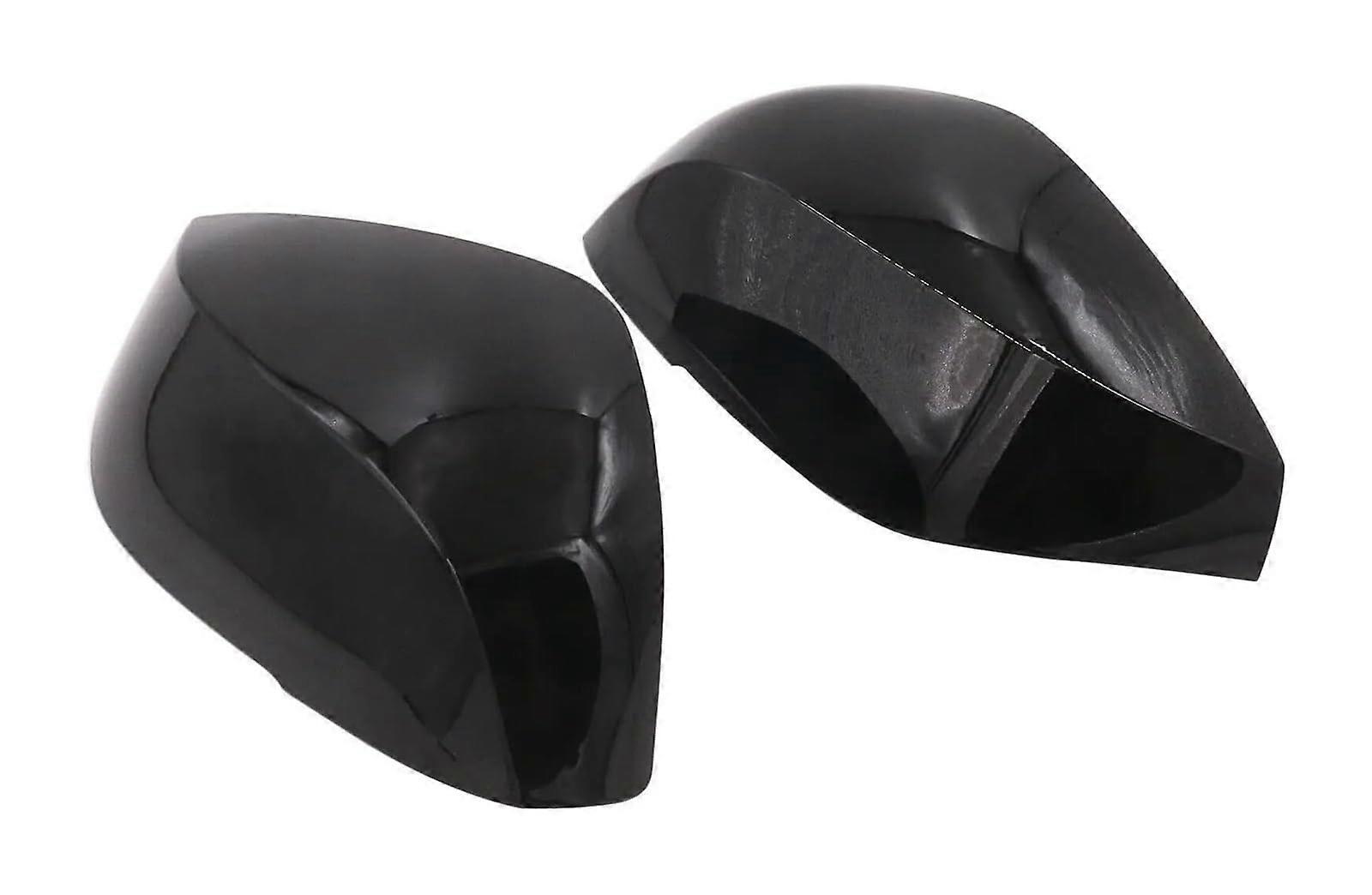 Side Mirror Cover Replacement for Infiniti Q50 Q60 QX30 Q70 2014-2021, Black Rear View Mirror Caps Trim Covers