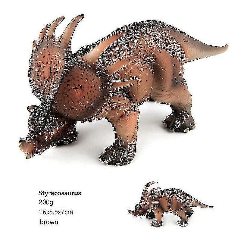 Simulation Entity Dinosaur Model- Brown Styracosaurus