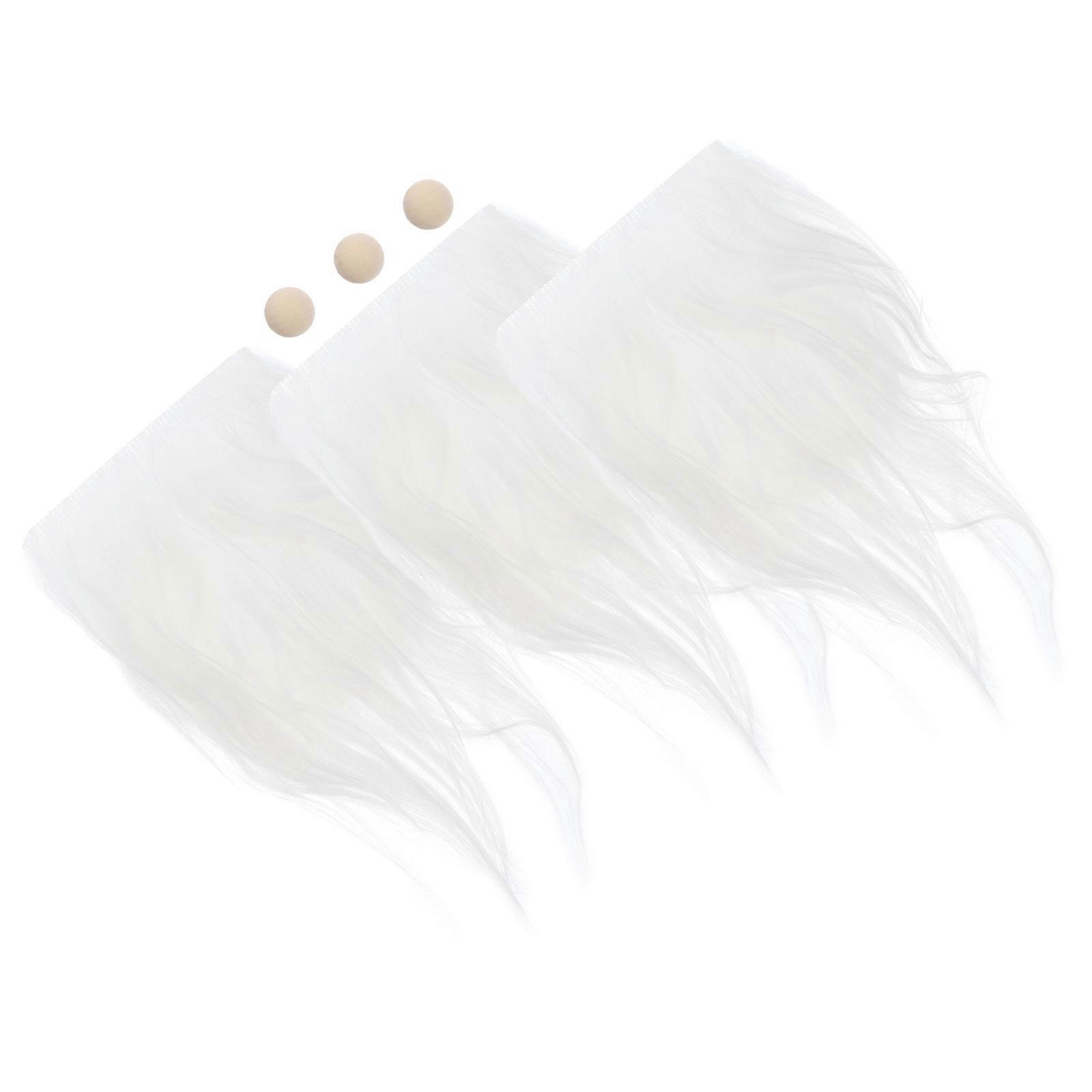 Bead Accessories Gnome Making Set For DIY Enthusiasts 17X9X0.5CM White Wooden Material With DIY Decoration Function 1 Set