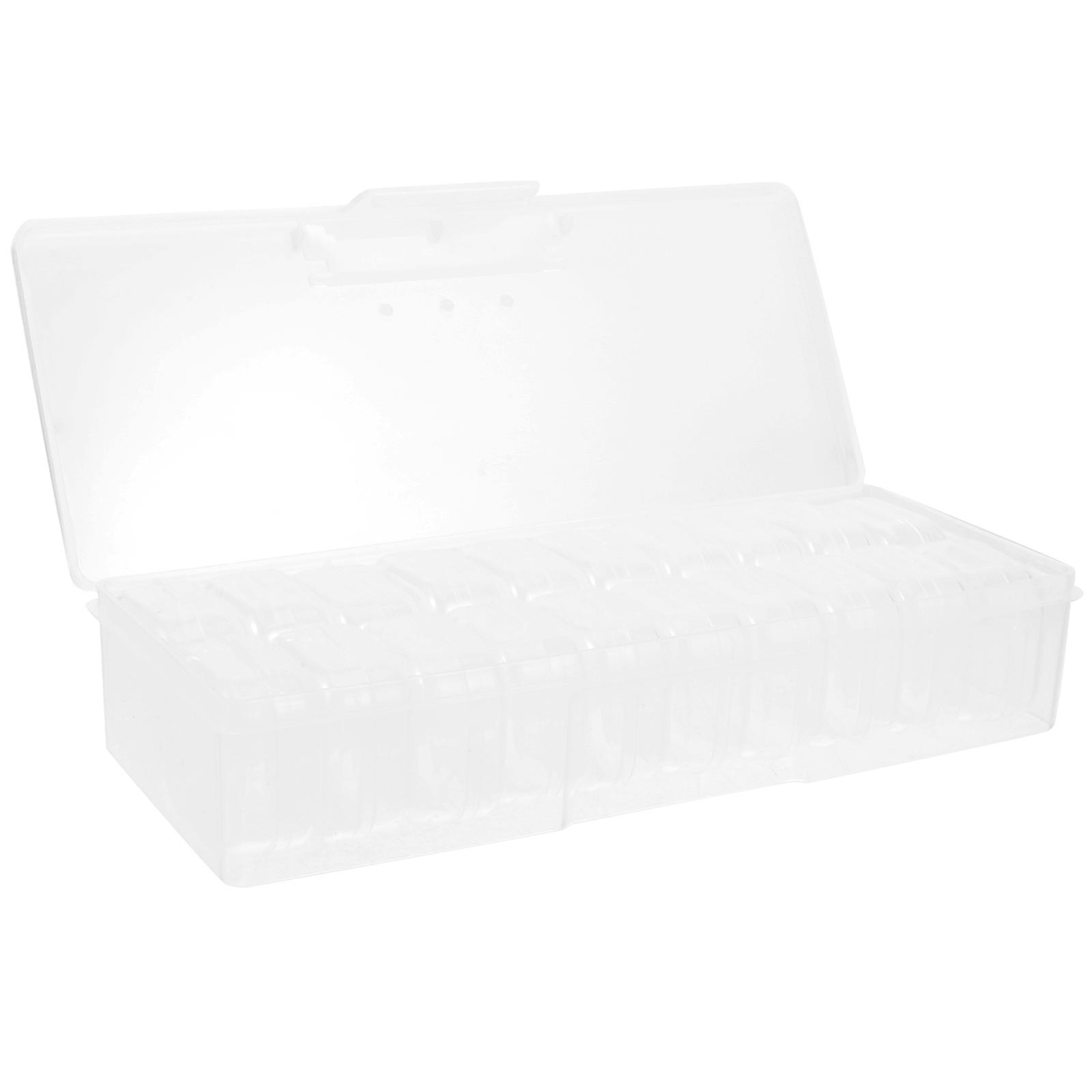 Mini Jewelry Organizer Box – Transparent Beads Storage Case with Lid for Earrings, Pendants, and Small Items – Durable & Easy to Clean