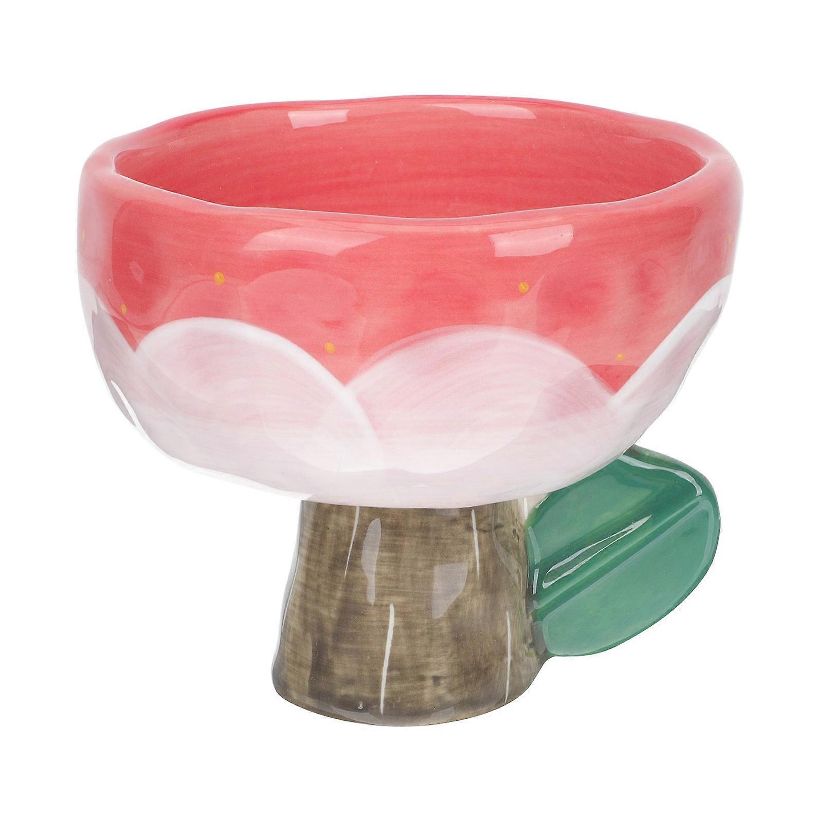 Ceramic Dessert Serving Bowl Multi Color Irregular Shape For Restaurant Use Food Storage 1Pack