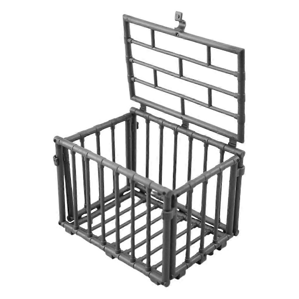 Mini Cage Model Farm Fence Decoration for Small Pets – Realistic Design for Creative Play and Micro Landscape Crafting for Miniature Enthusiasts