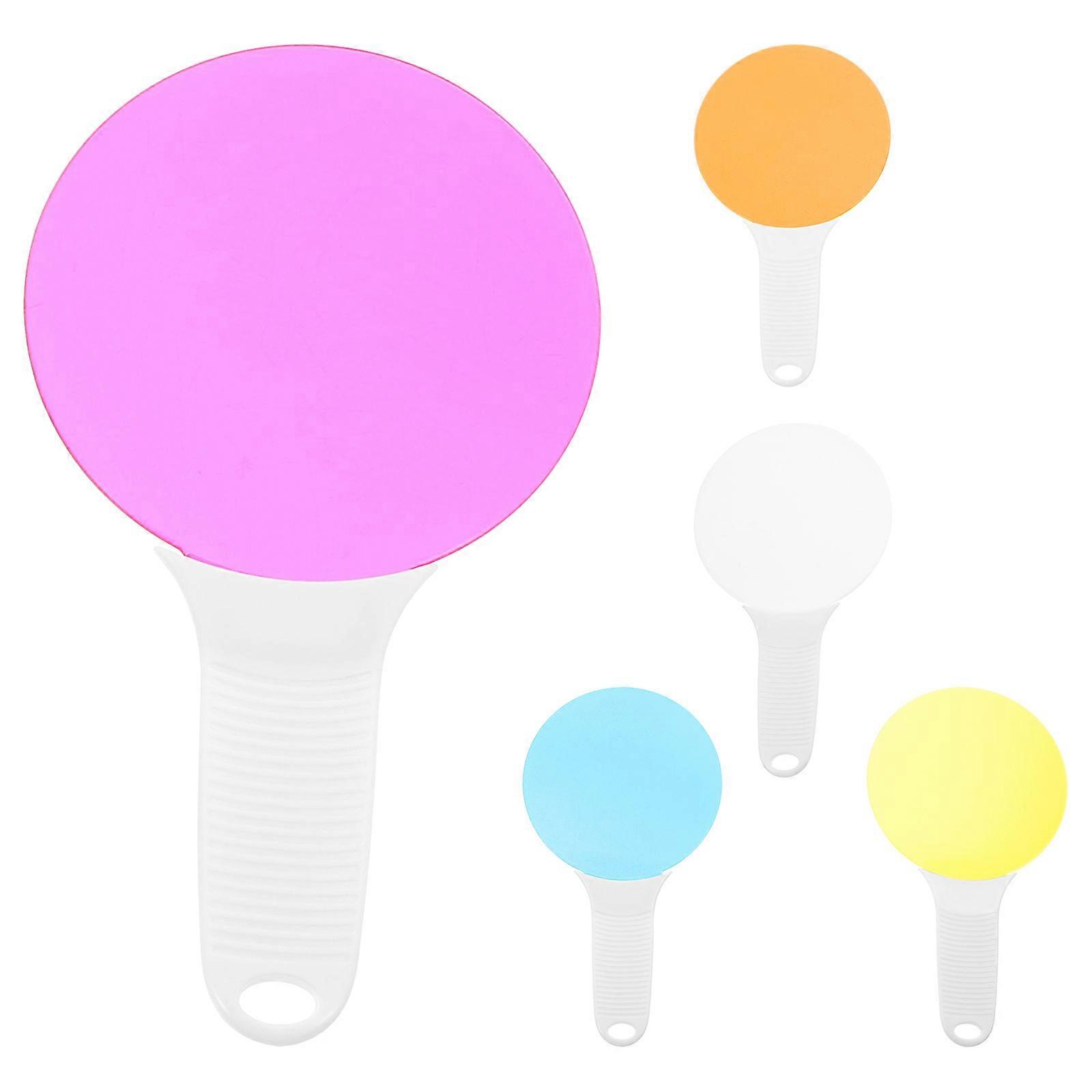 5 Sheets Color Mixing Sheets Colorful Translucent Sheets for Student Color Learning Aids