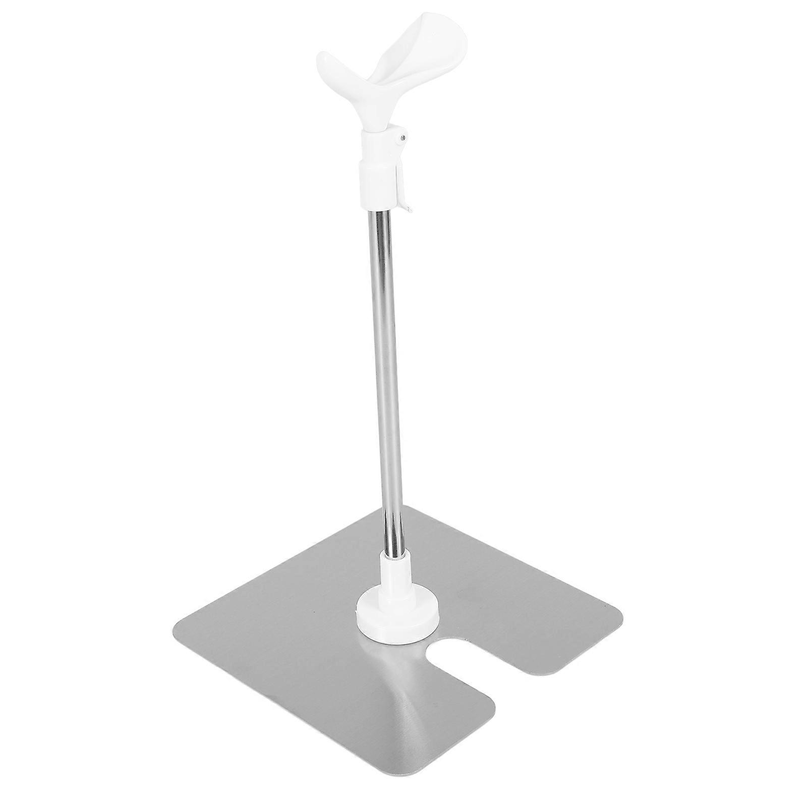 Adjustable Stainless Steel Doll Stand Holder with Stable Base for Secure Display of Doll Models
