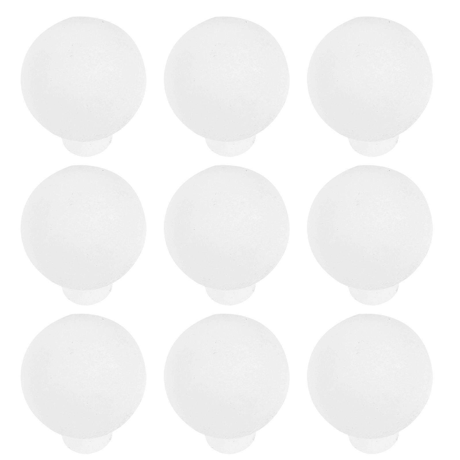 Durable ABS White Globe Light Bulb Pendant for Decorative String Lights Replacement 100pcs