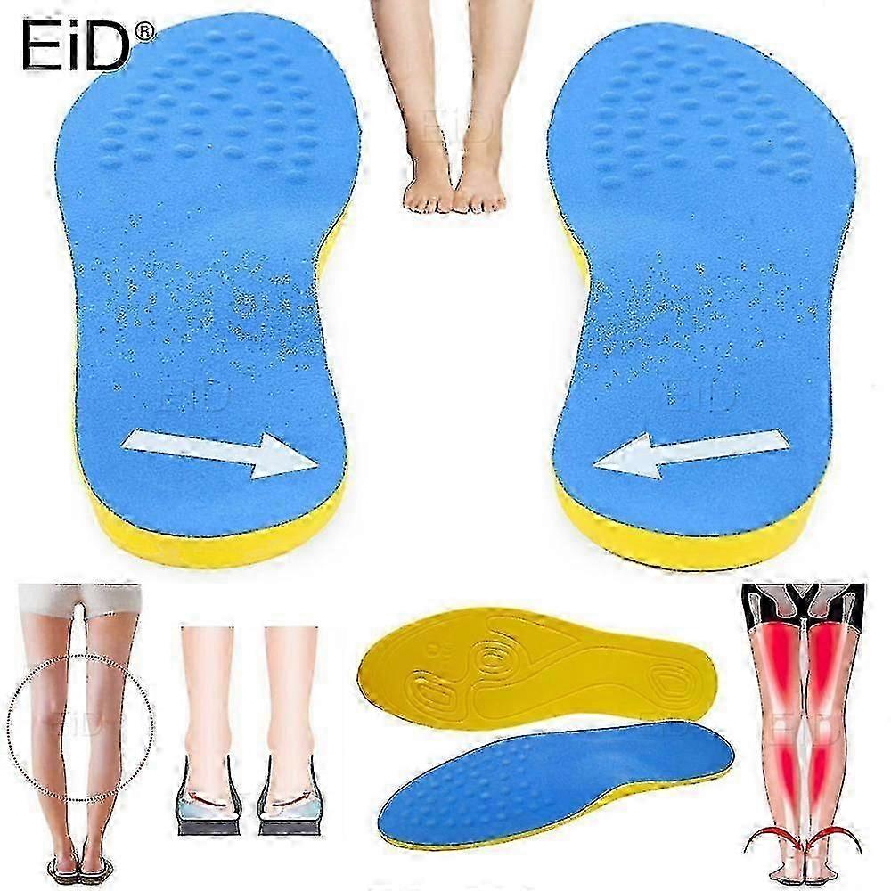 O / x Picior ortopedice inserții de corecție pantofi Insertii pentru Arch sprijină alinierea picior Knock genunchi Durere Bow picioare Valgus Varus