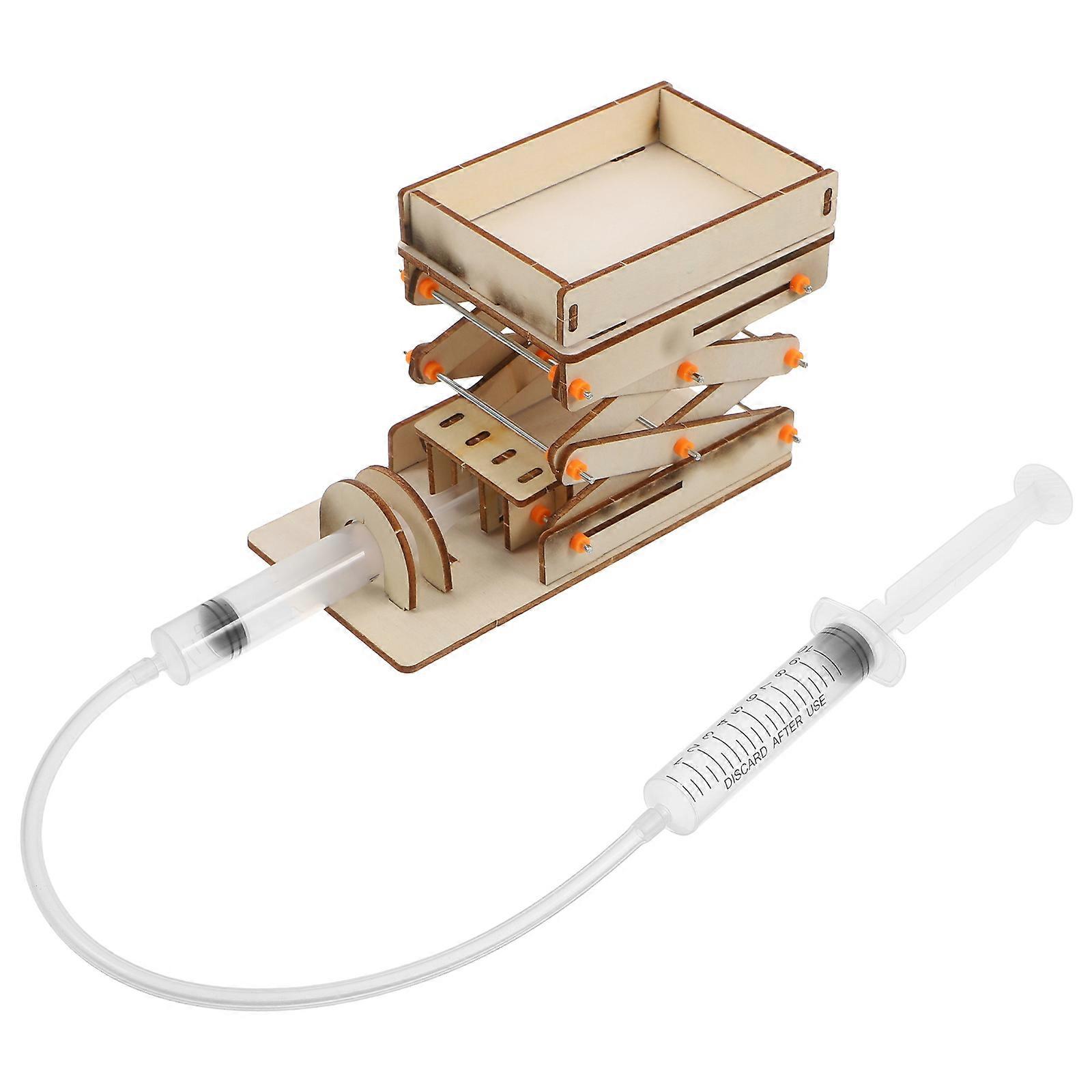 Hydraulic Lift Jack DIY Kit for Educational Science Projects – Hands On Mechanical Experiments and Creative Learning Tools