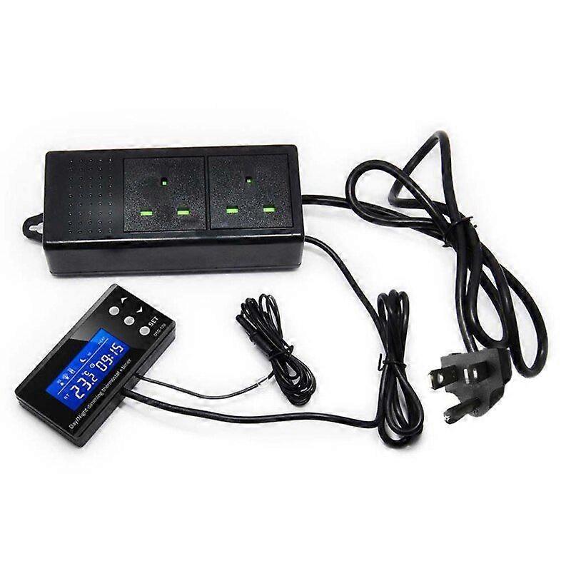 Digital Display Reptile Pet Nest Thermostat High Precision Probe Temperature and Humidity Controller Timer Amphibian Pet