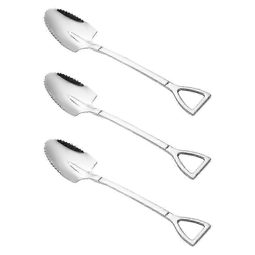 Multipurpose taggete kantskjeer for grapefrukt og melon 3 stk rustfritt stål