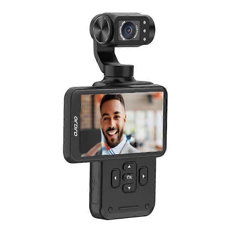 Ordro Three-axis Anti-shake Gimbal Rotating Screen Camera