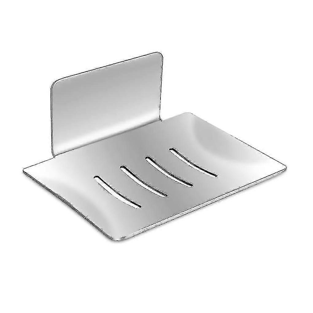 Wall-Mounted Soap Dish Holder  No Drilling, Kitchen & Bathroom