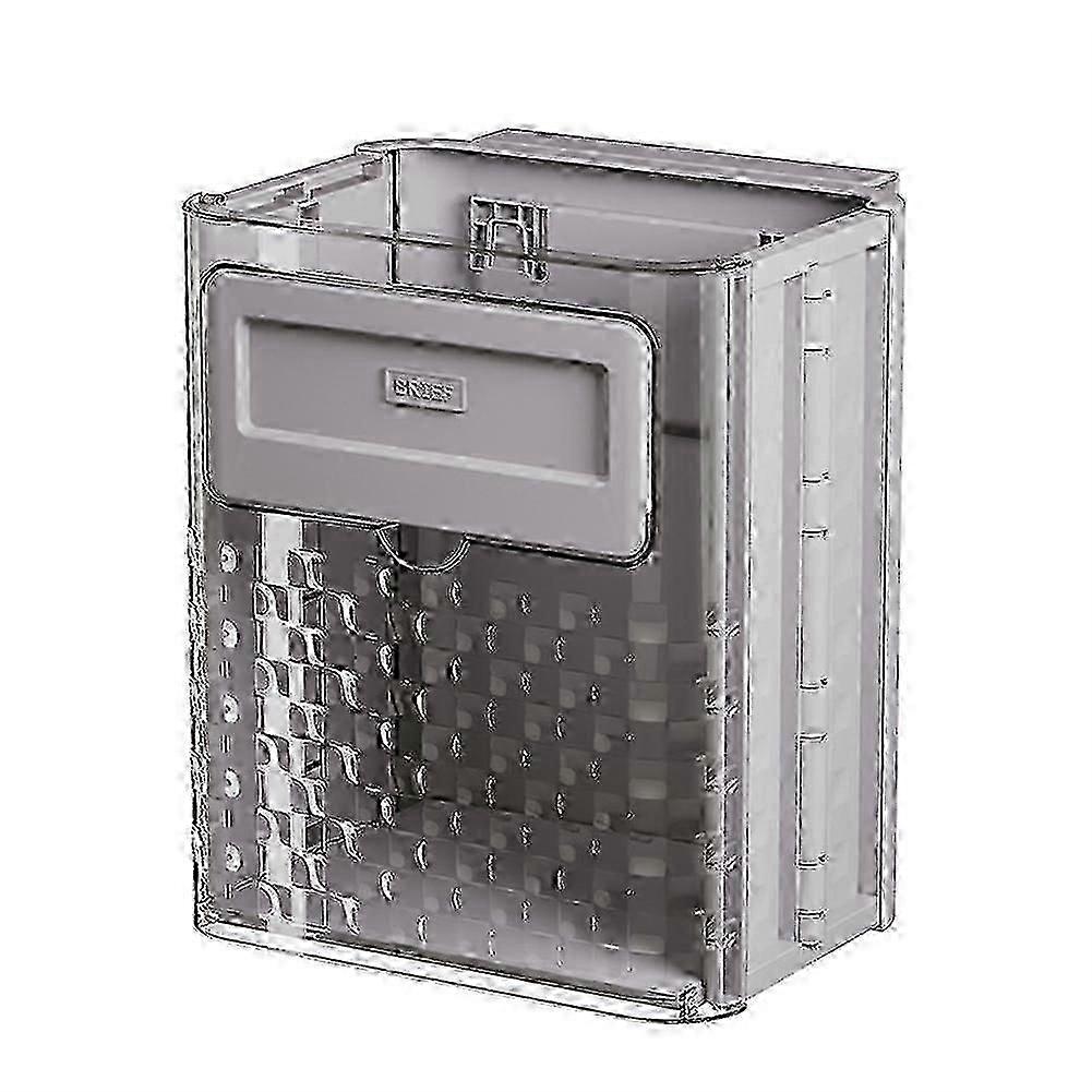 Stylish Hanging Kitchen Bin with Lid - Compact Waste Solution for UK Homes