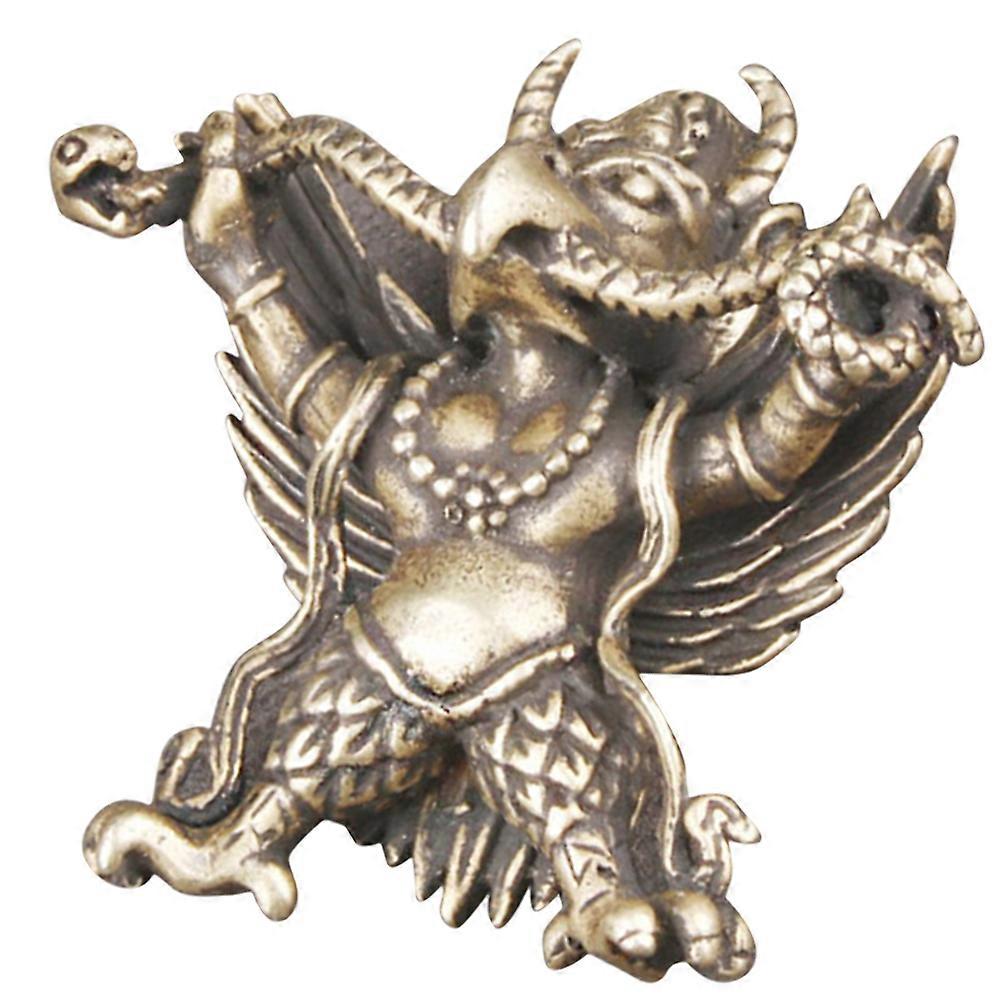 Brass Pendant Keychain Bird Shape Keychain Use Golden Brass for Antirust 1Pcs